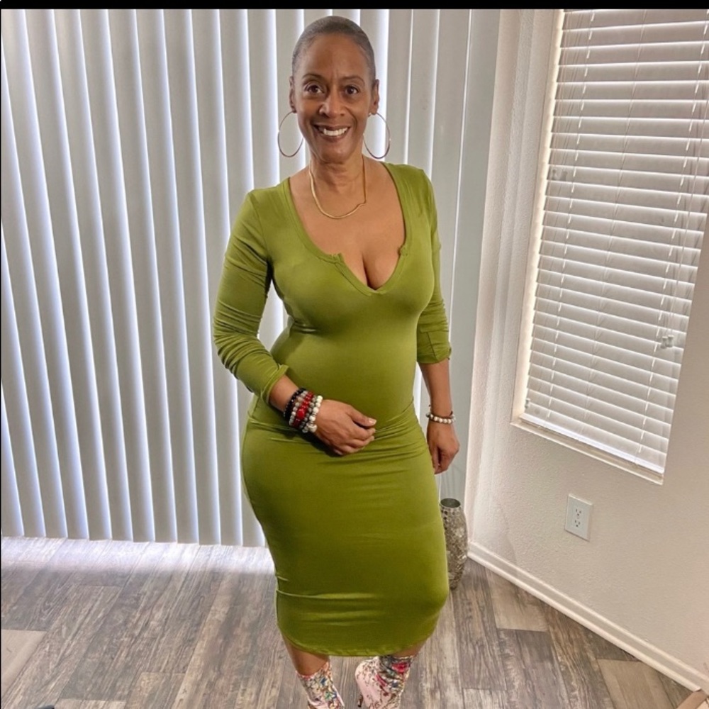Apple Green Midi